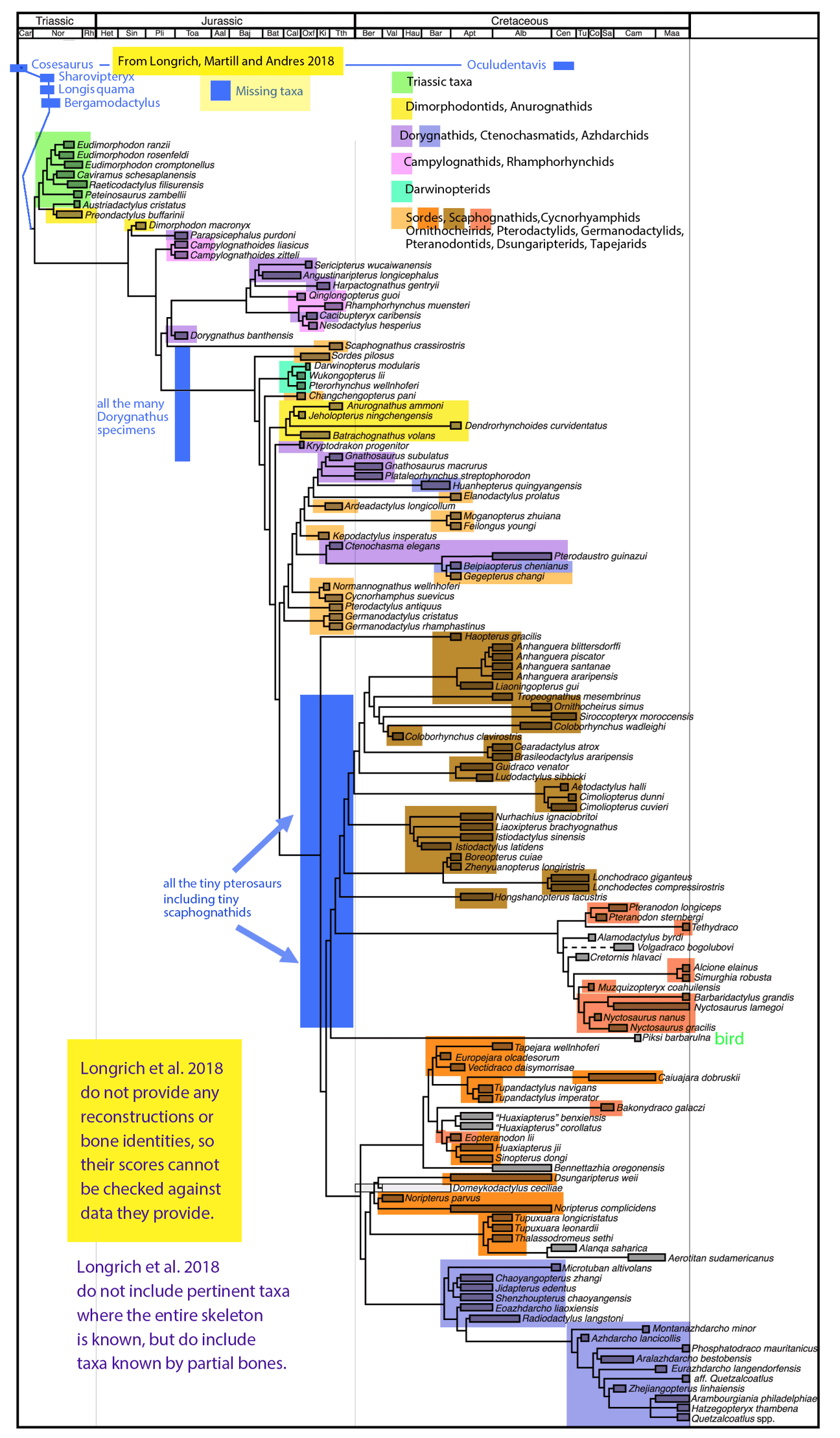 Longrich cladogram